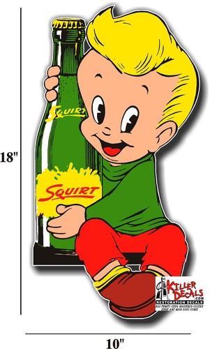 Squirt boy soda bottle - soda, pop
